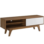 Envision 48” TV Stand - Walnut White