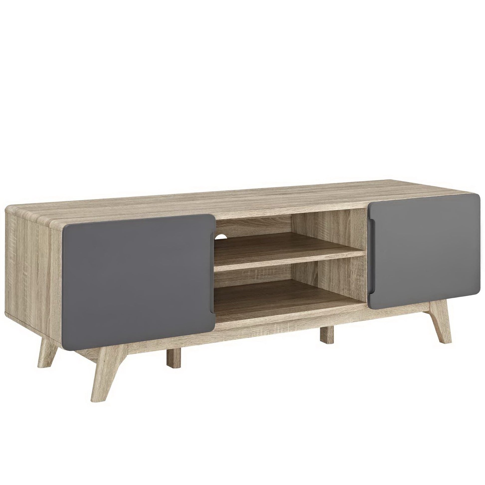 Tread 59" TV Stand - Natural Gray