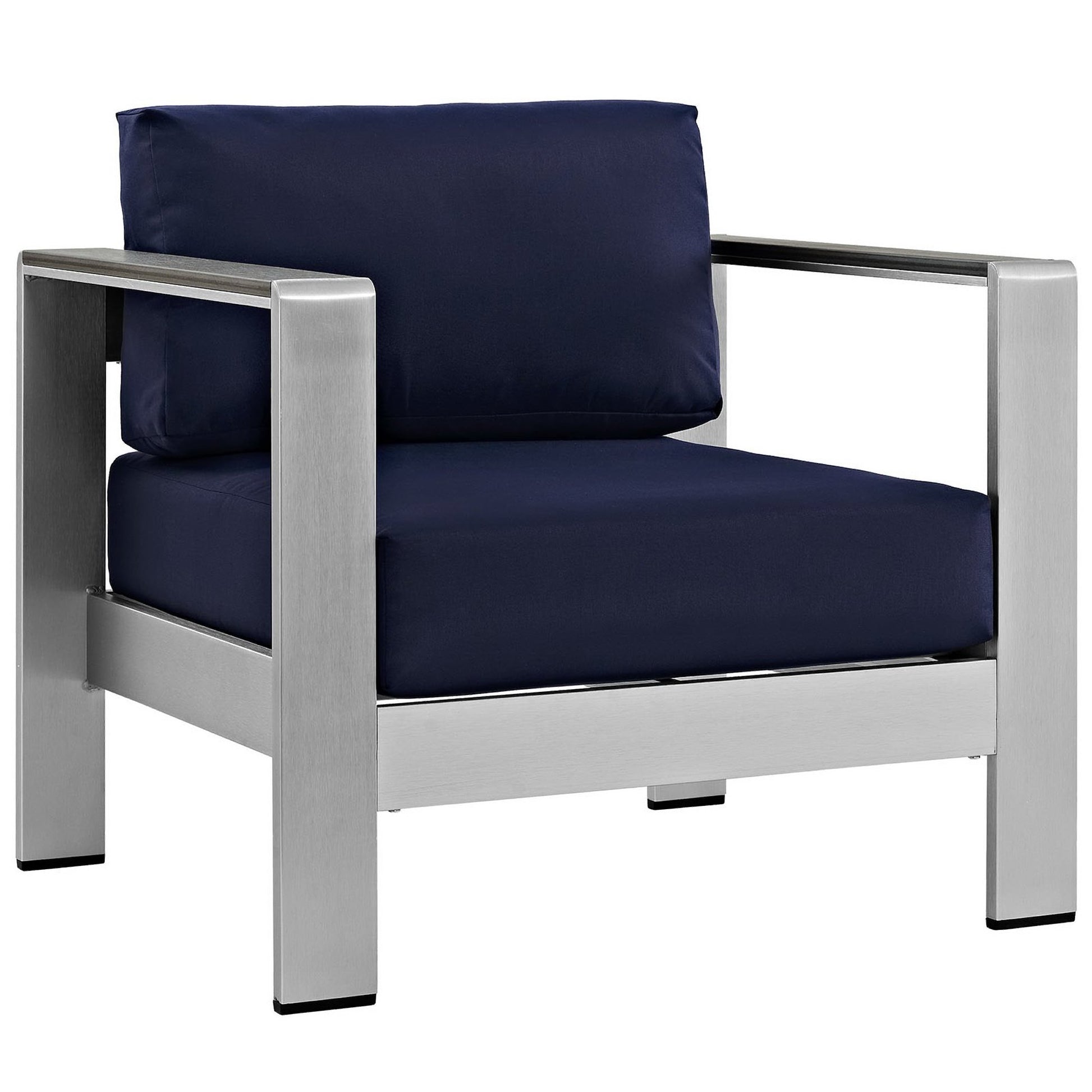 Shore 5 Piece Outdoor Aluminum Sectional Sofa Set