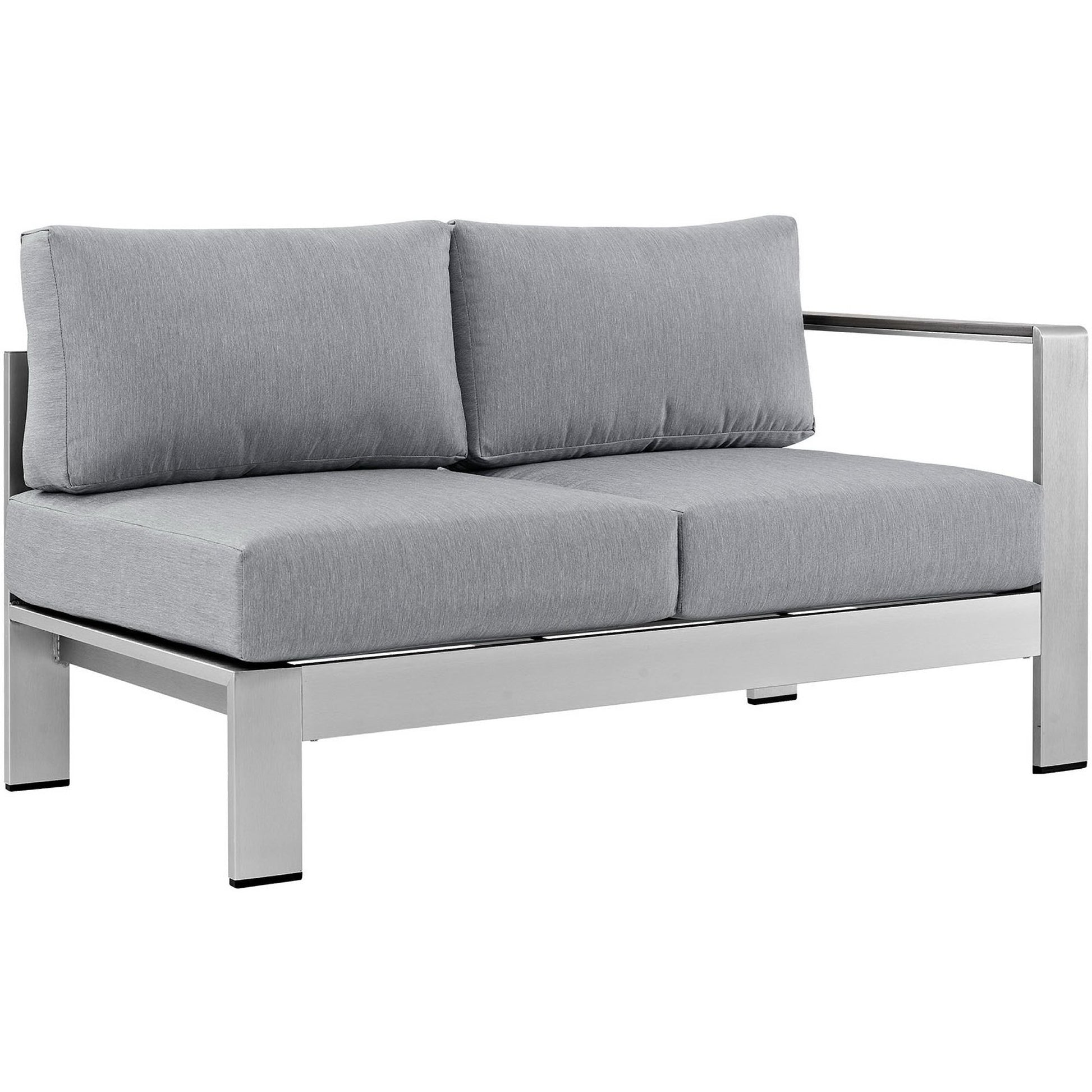Shore 7 Piece Outdoor Aluminum Sectional Sofa Set
