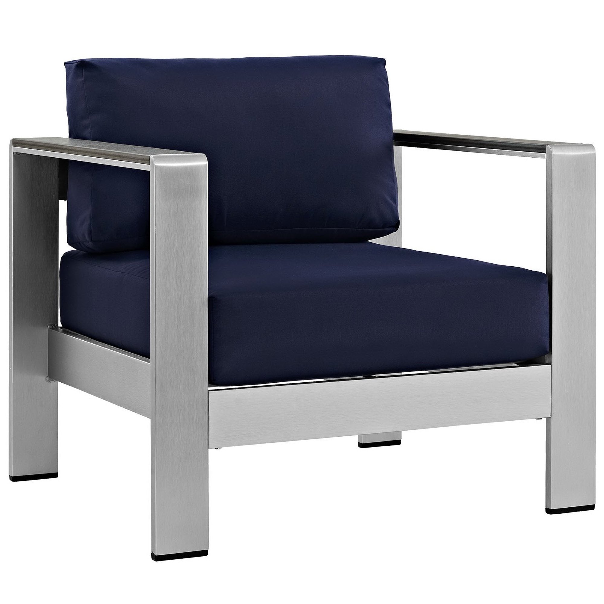 Shore 7 Piece Outdoor Aluminum Sectional Sofa Set
