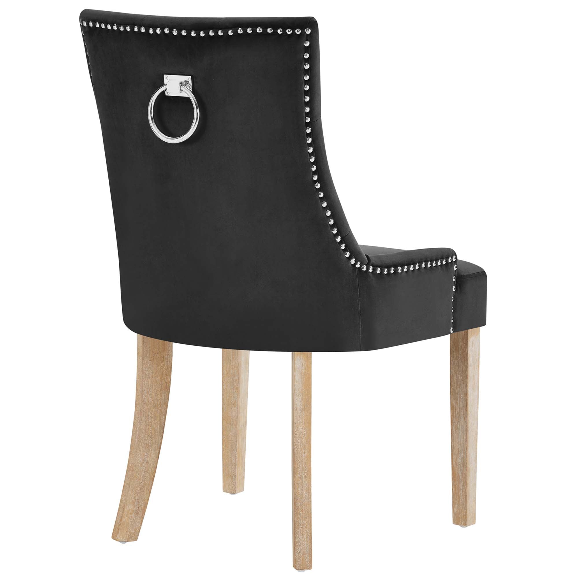 Pose Performance Velvet Dining Chair - Navy