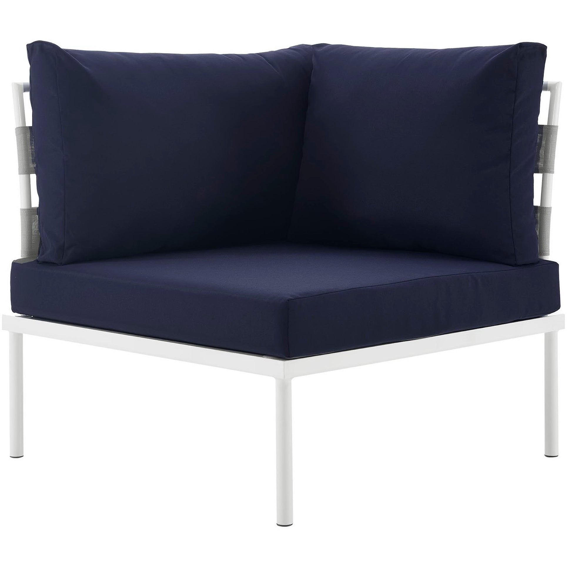 Harmony Outdoor Patio Aluminum Corner Sofa