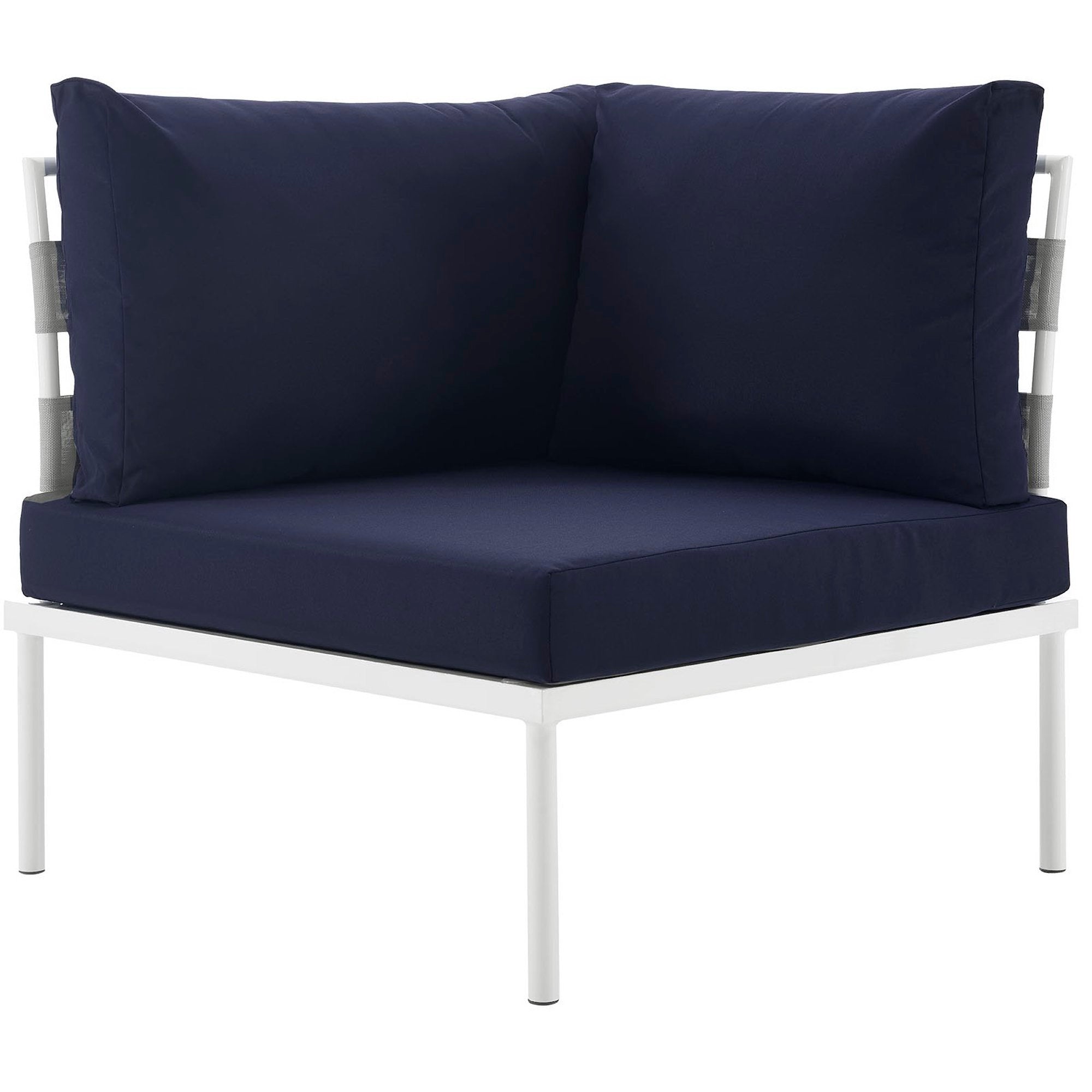 Harmony Outdoor Patio Aluminum Corner Sofa