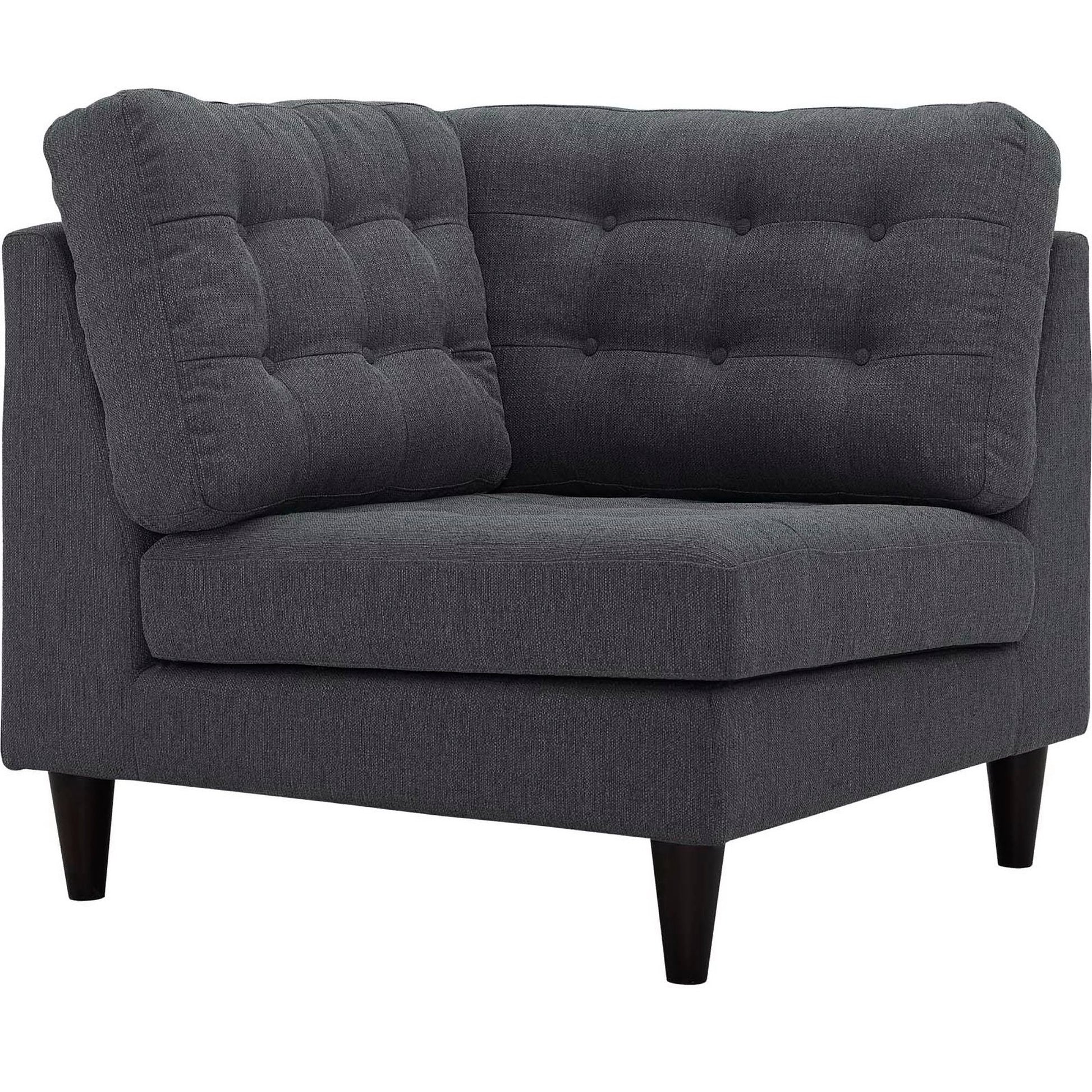 Empress Upholstered Fabric Corner Sofa - Laguna
