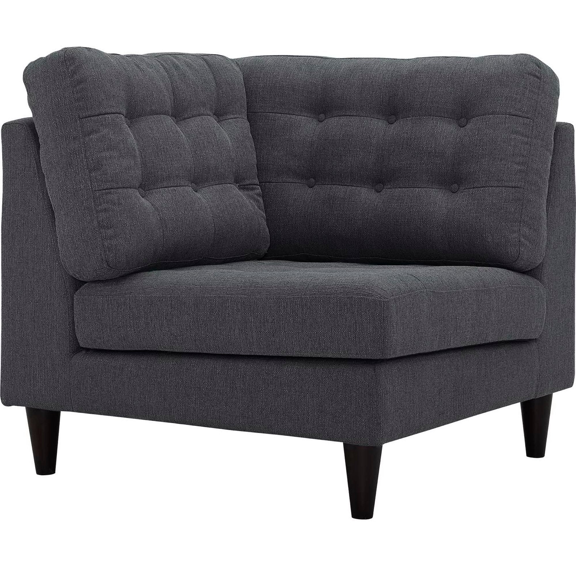Empress Upholstered Fabric Corner Sofa - Laguna