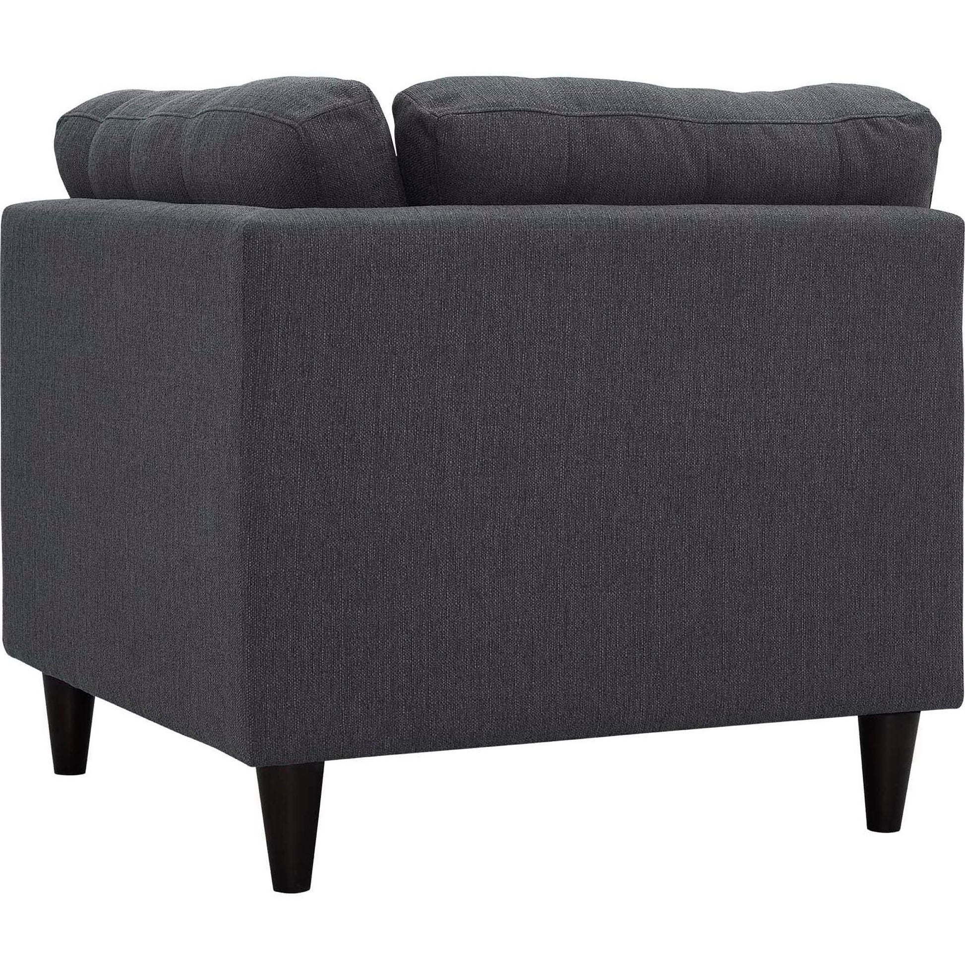 Empress Upholstered Fabric Corner Sofa - Oatmeal