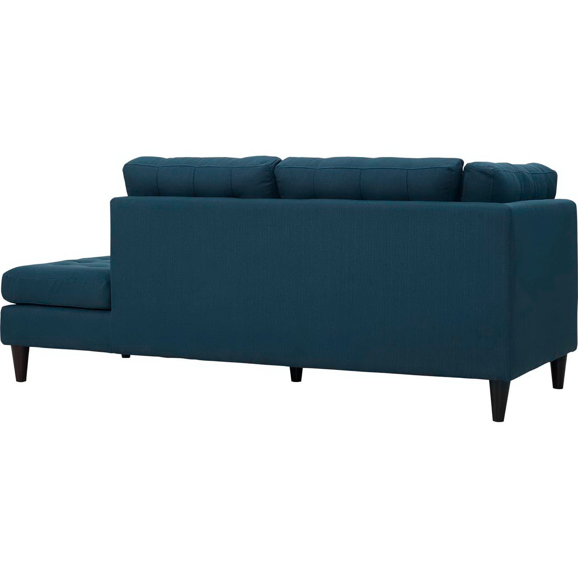 Empress Upholstered Fabric Right Facing Bumper - Laguna