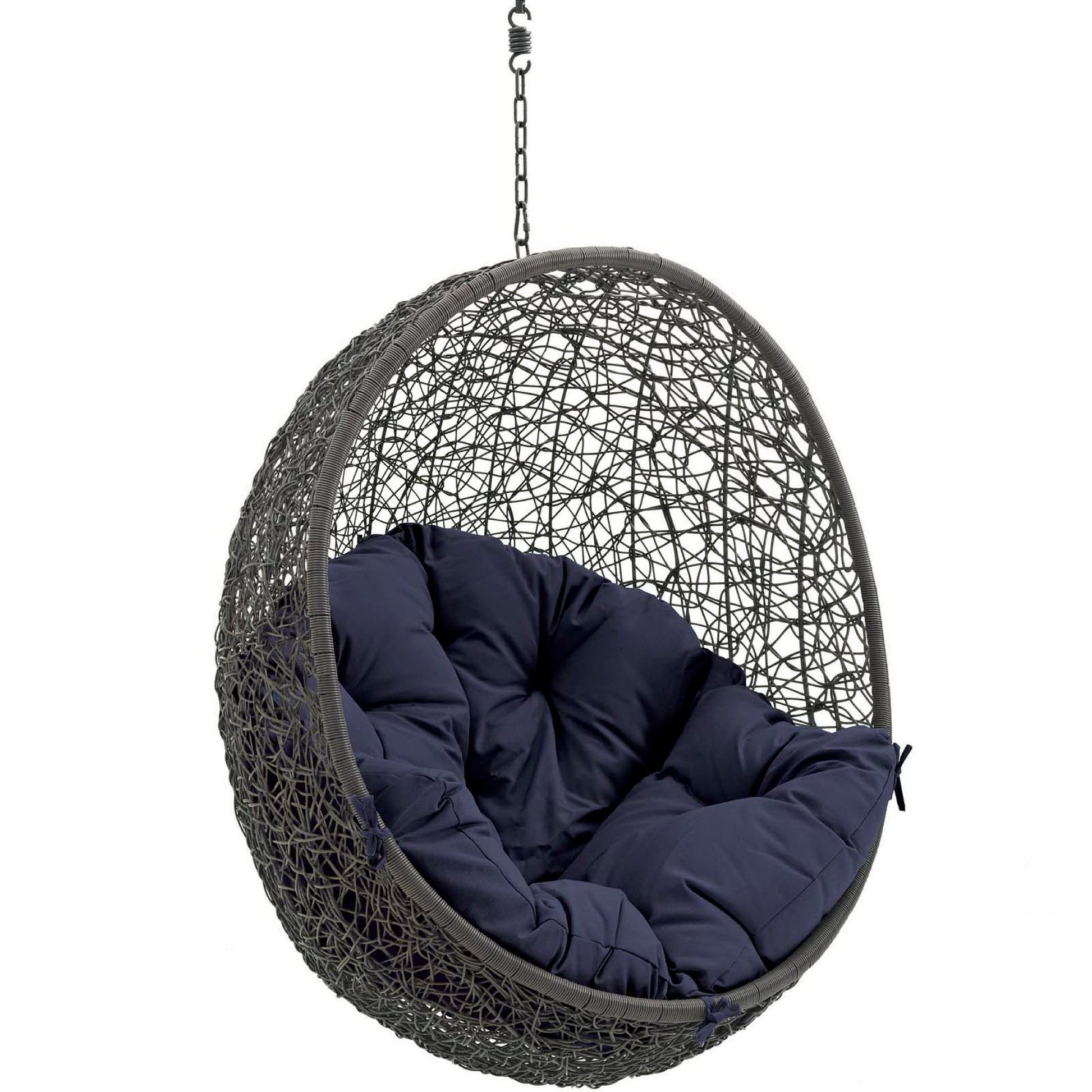 Hide Outdoor Patio Swing Chair Without Stand - White Beige