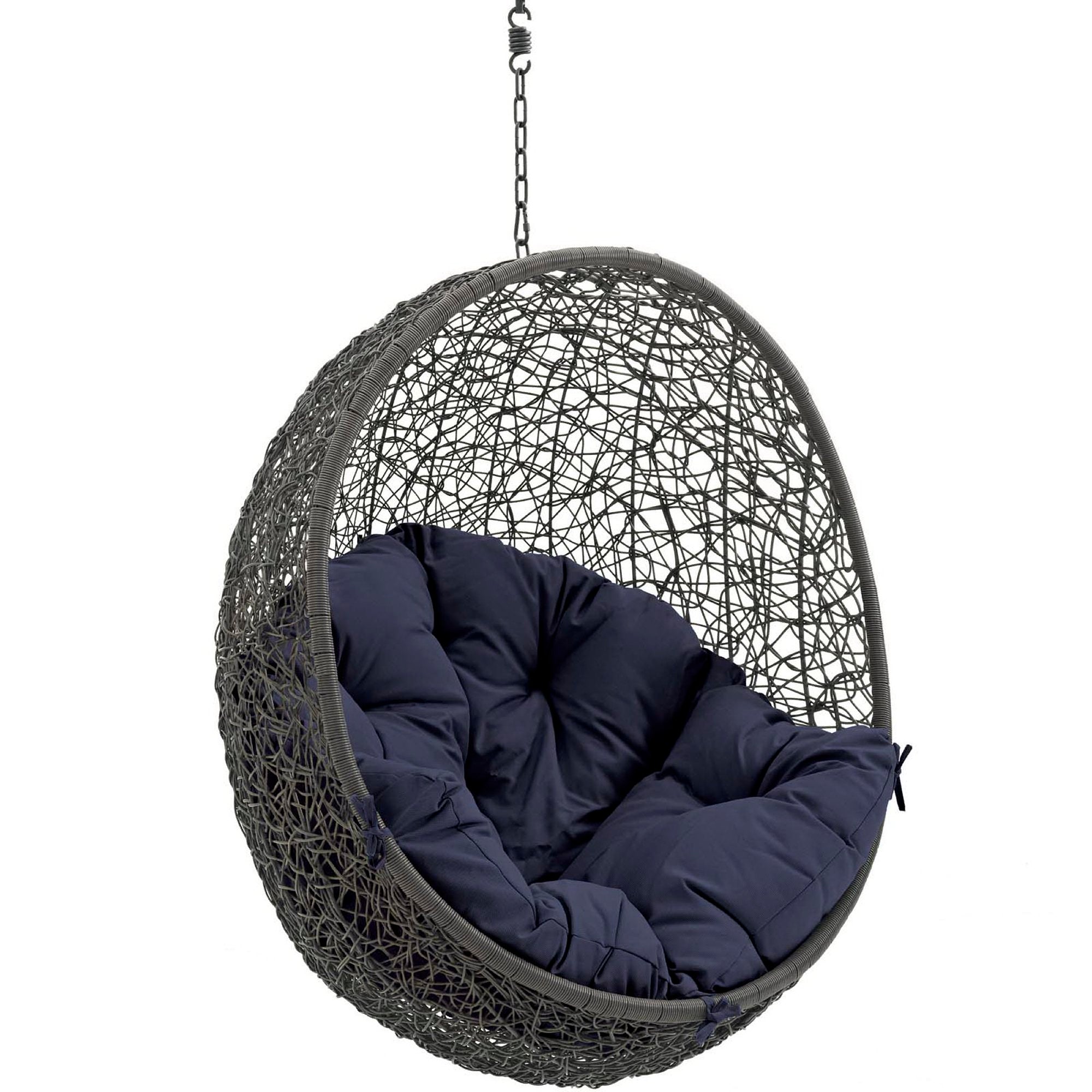 Hide Outdoor Patio Swing Chair Without Stand - White Beige