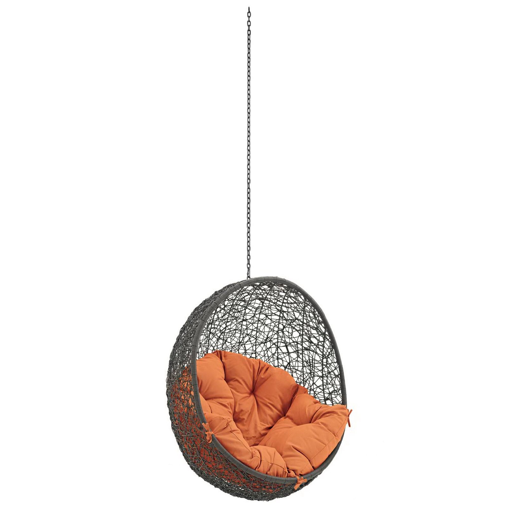 Hide Outdoor Patio Swing Chair Without Stand - White Mocha