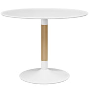 Whirl Round Dining Table - White