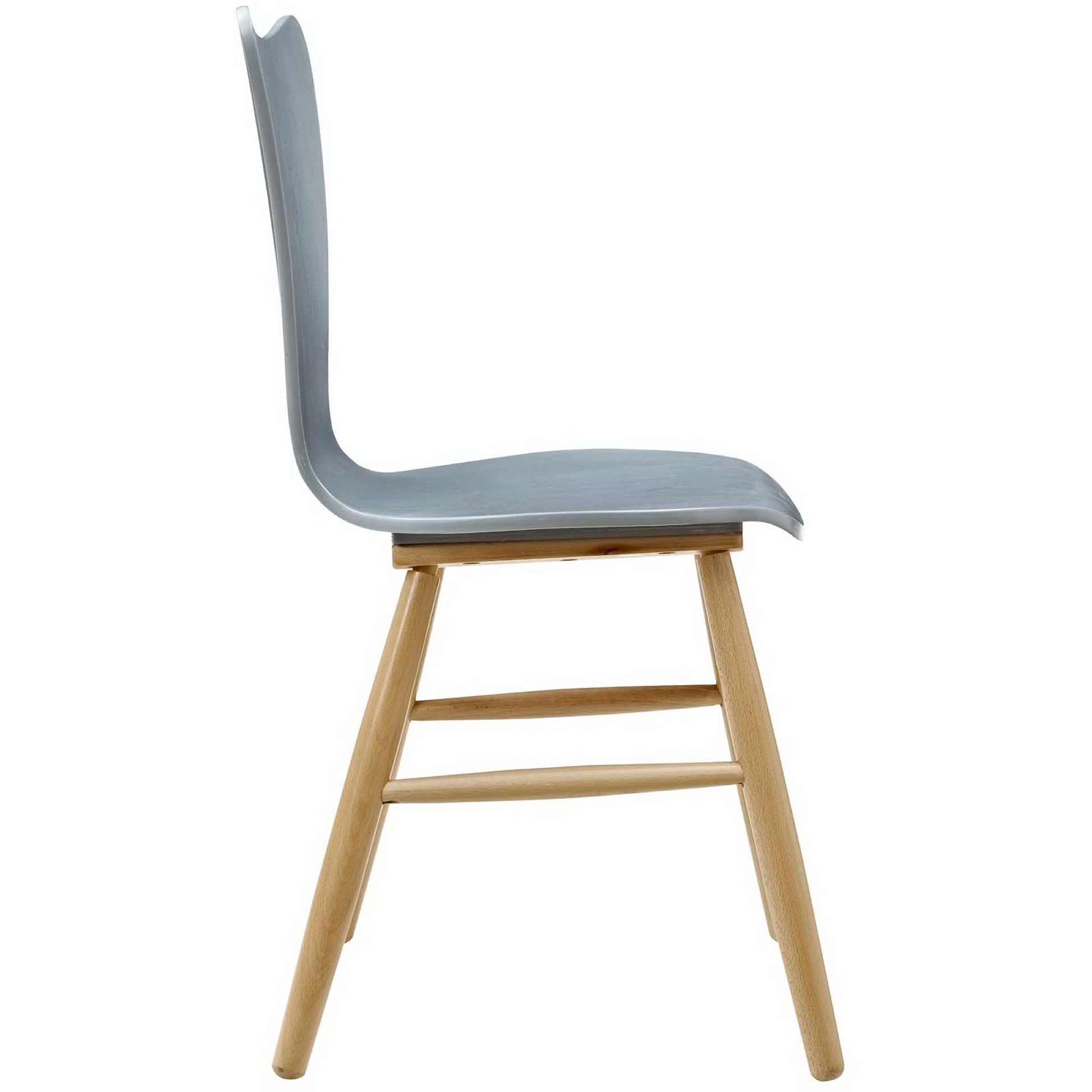 Cascade Wood Dining Chair - Light Blue