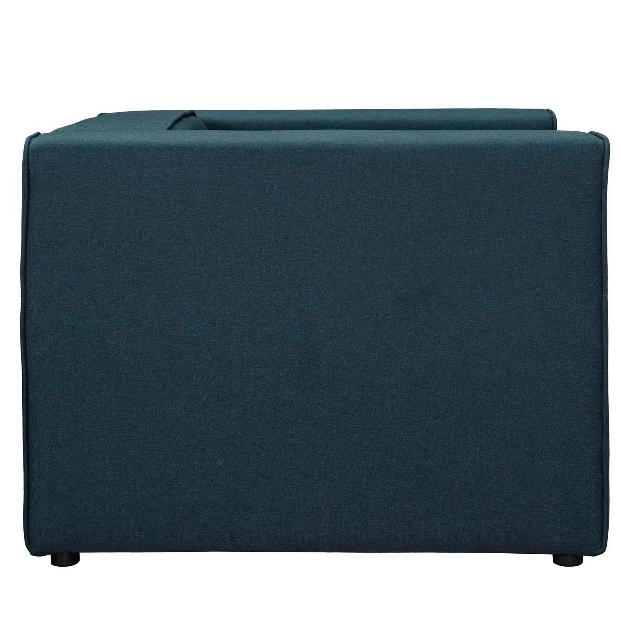 Mingle Upholstered Fabric Armchair - Gray