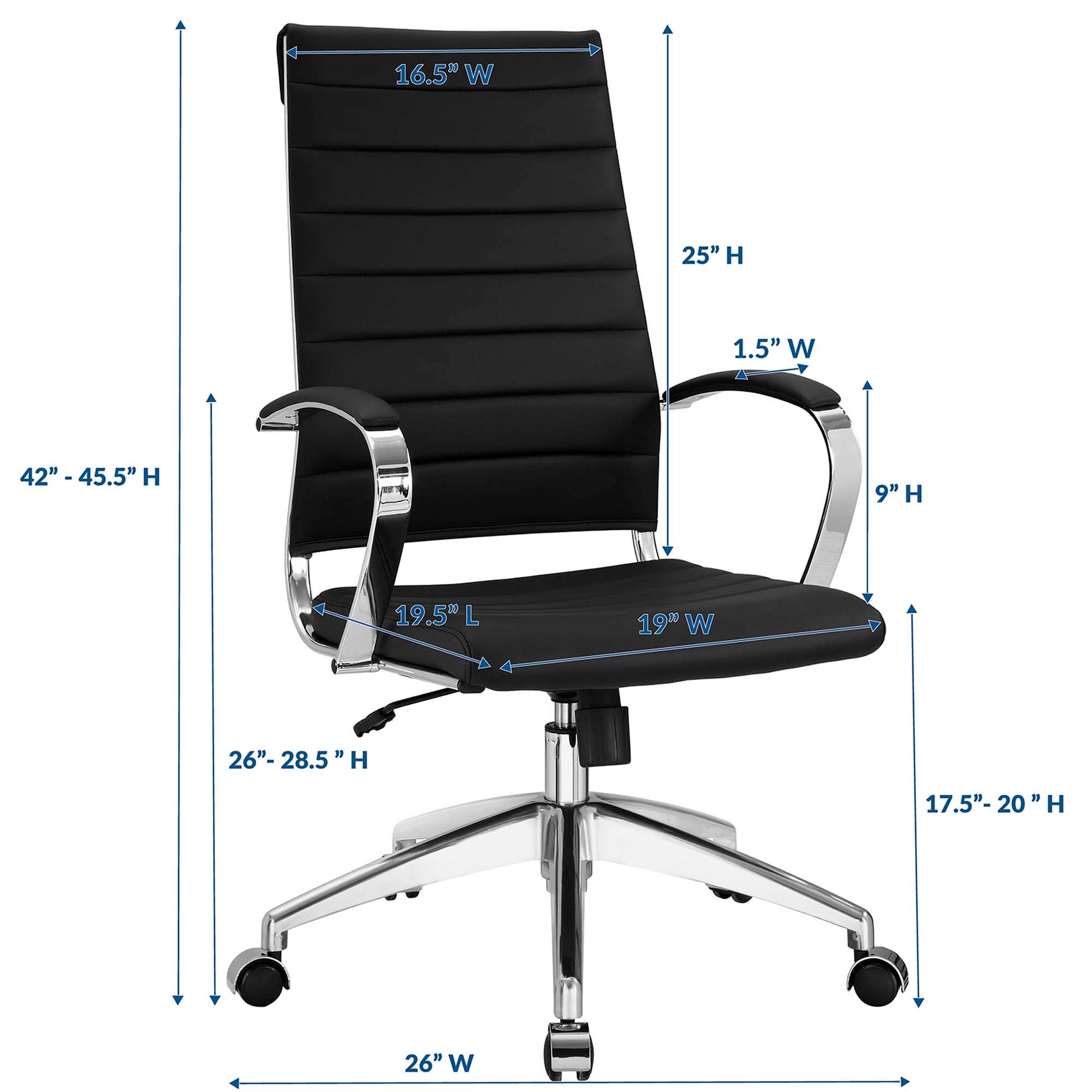 Jive Highback Office Chair - Orange