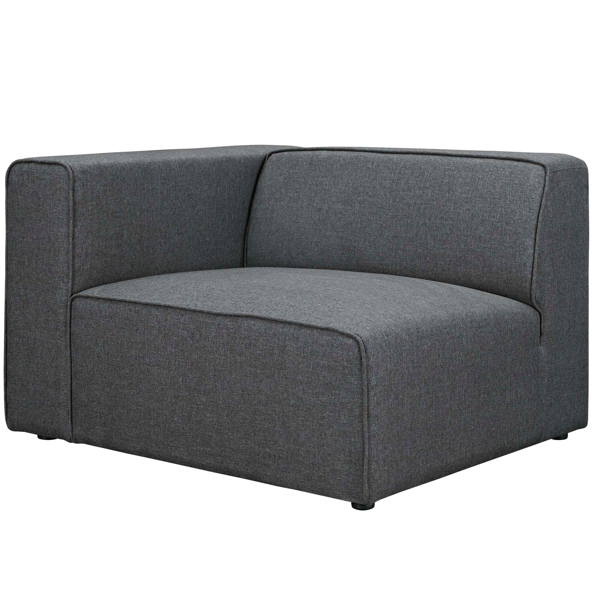 Mingle Fabric Left-Facing Sofa - Gray