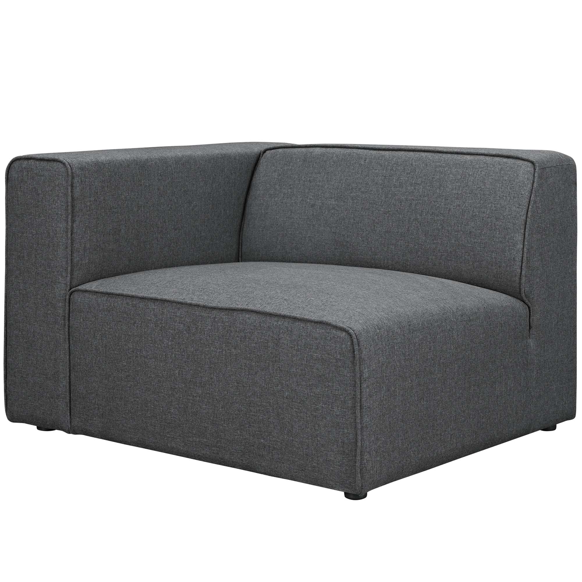 Mingle Fabric Left-Facing Sofa - Gray