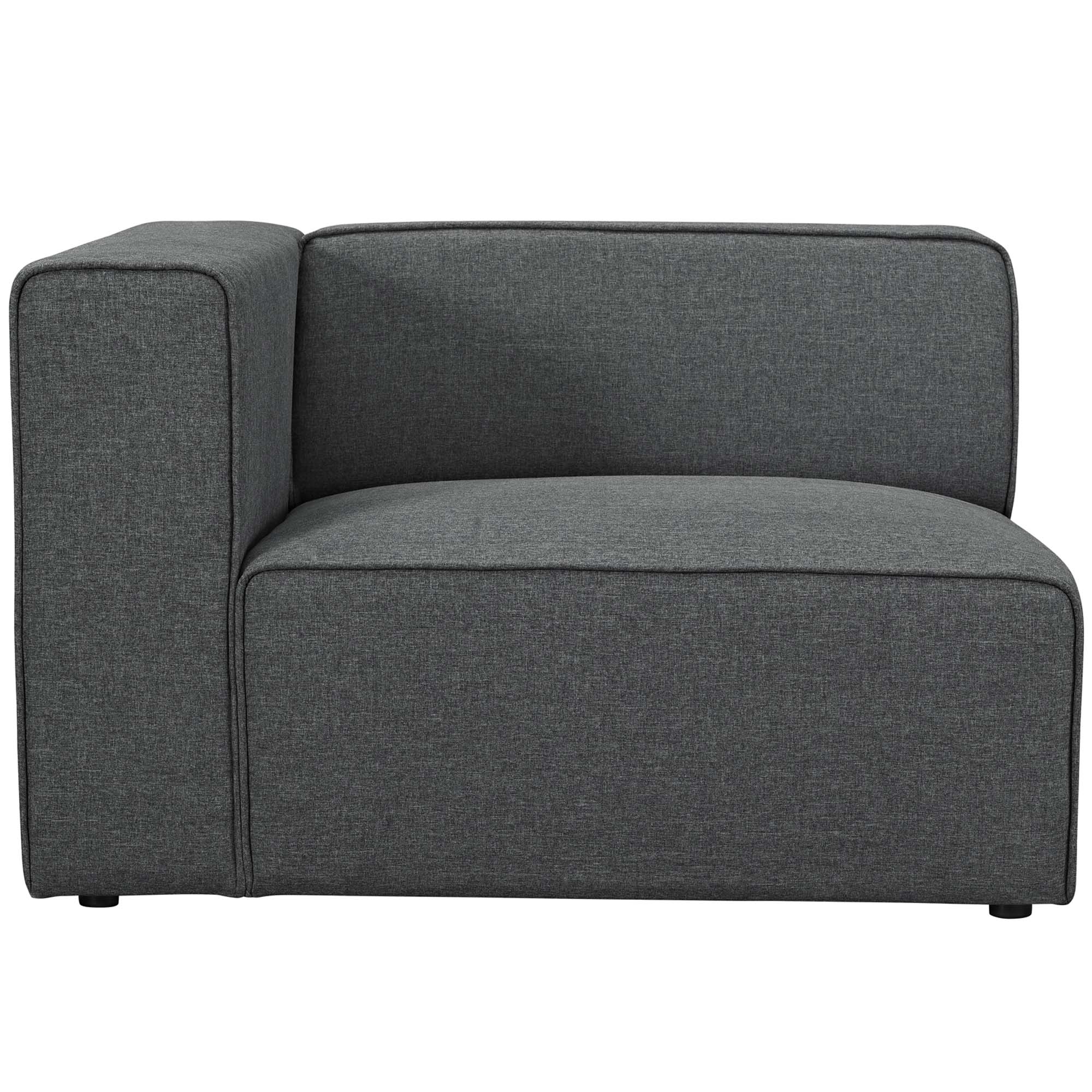 Mingle Fabric Left-Facing Sofa - Teal
