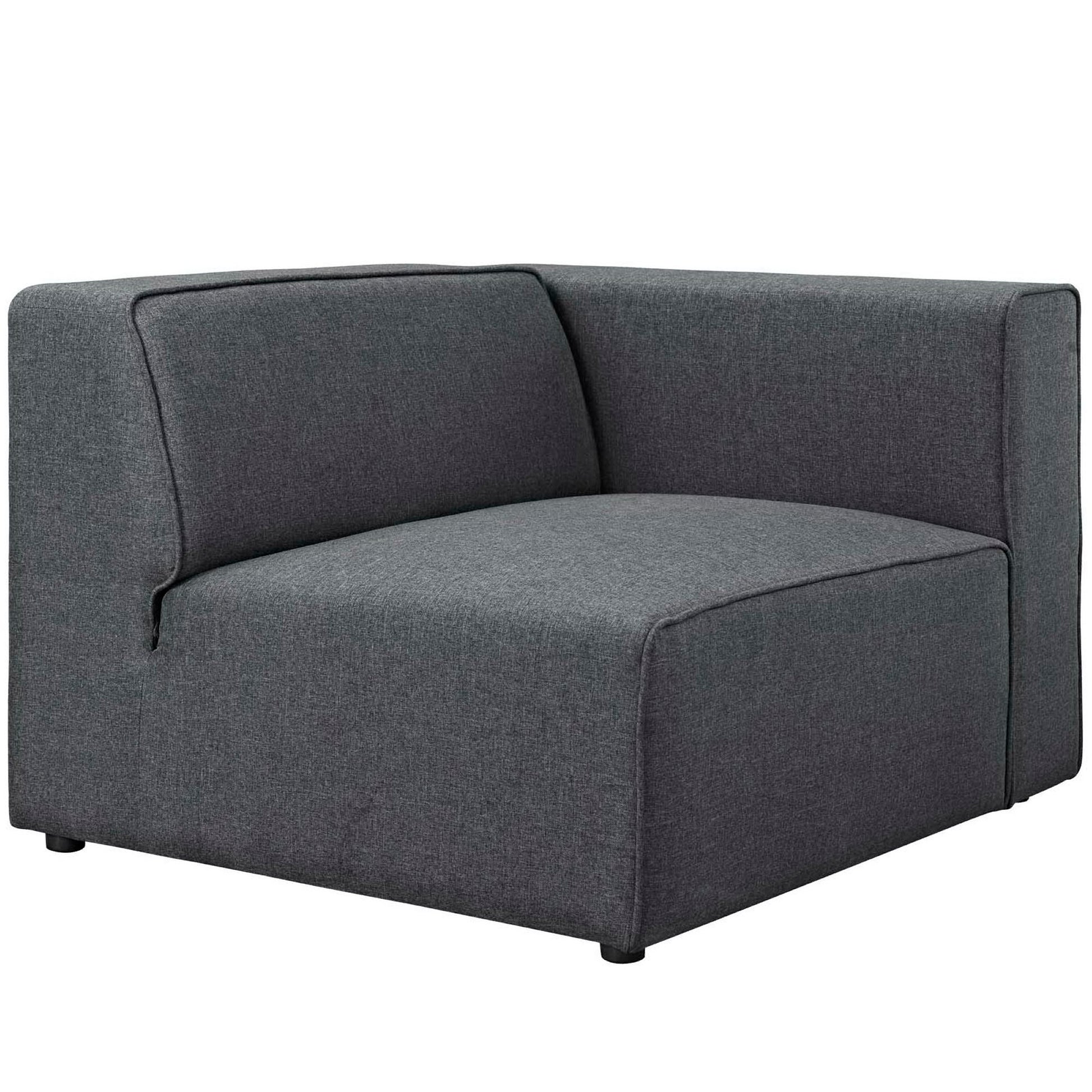 Mingle Fabric Right-Facing Sofa - Gray