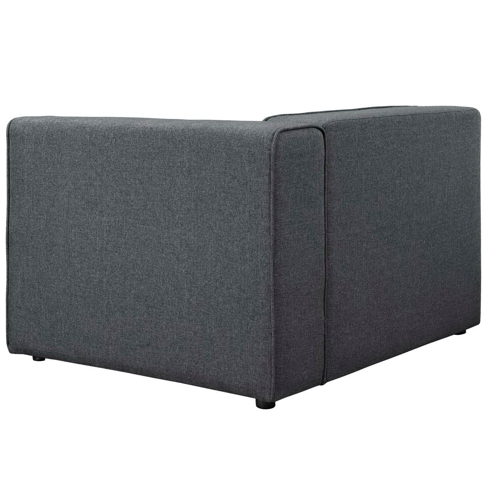 Mingle Fabric Right-Facing Sofa - Teal