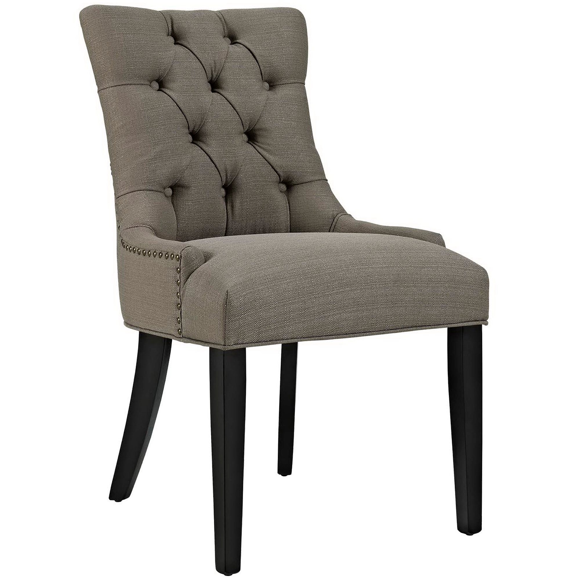 Regent Fabric Dining Side Chair Set of 2 - Green
