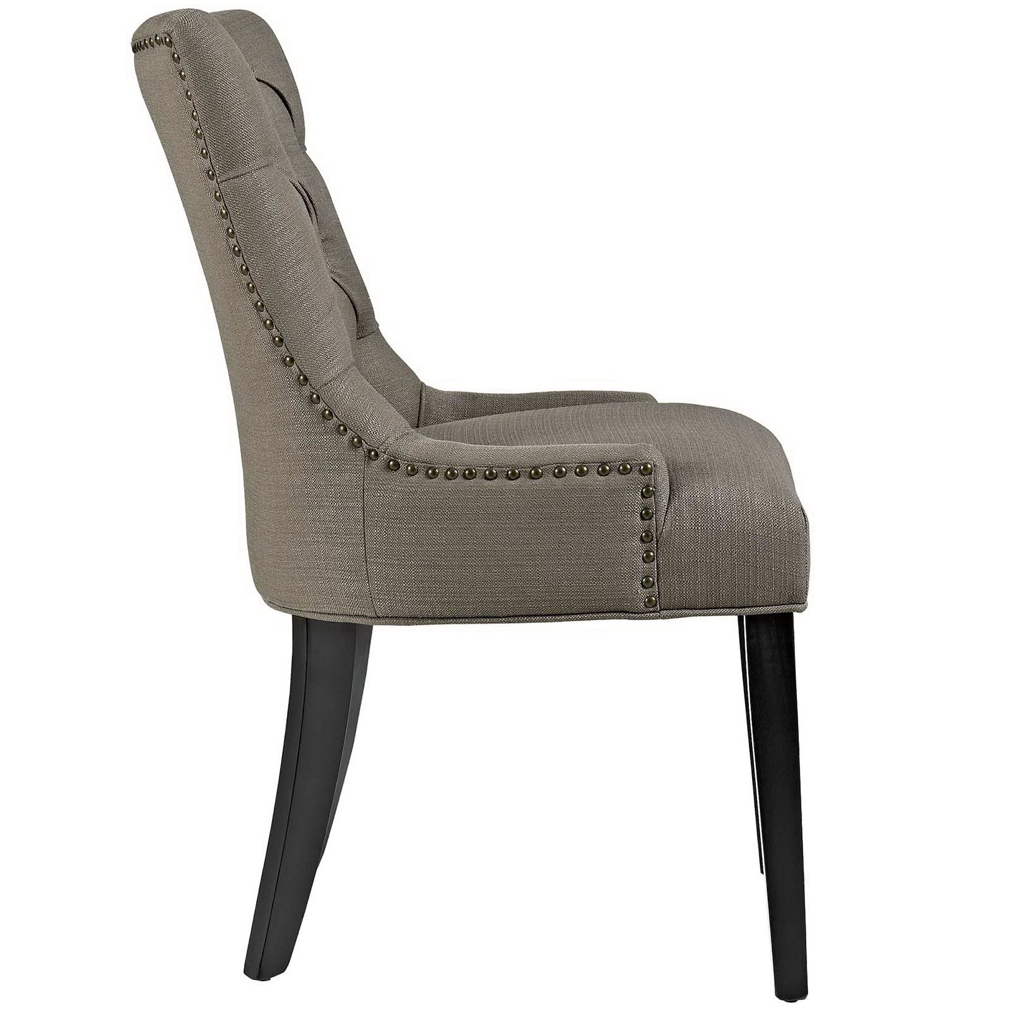 Regent Fabric Dining Side Chair Set of 2 - Wheatgrass
