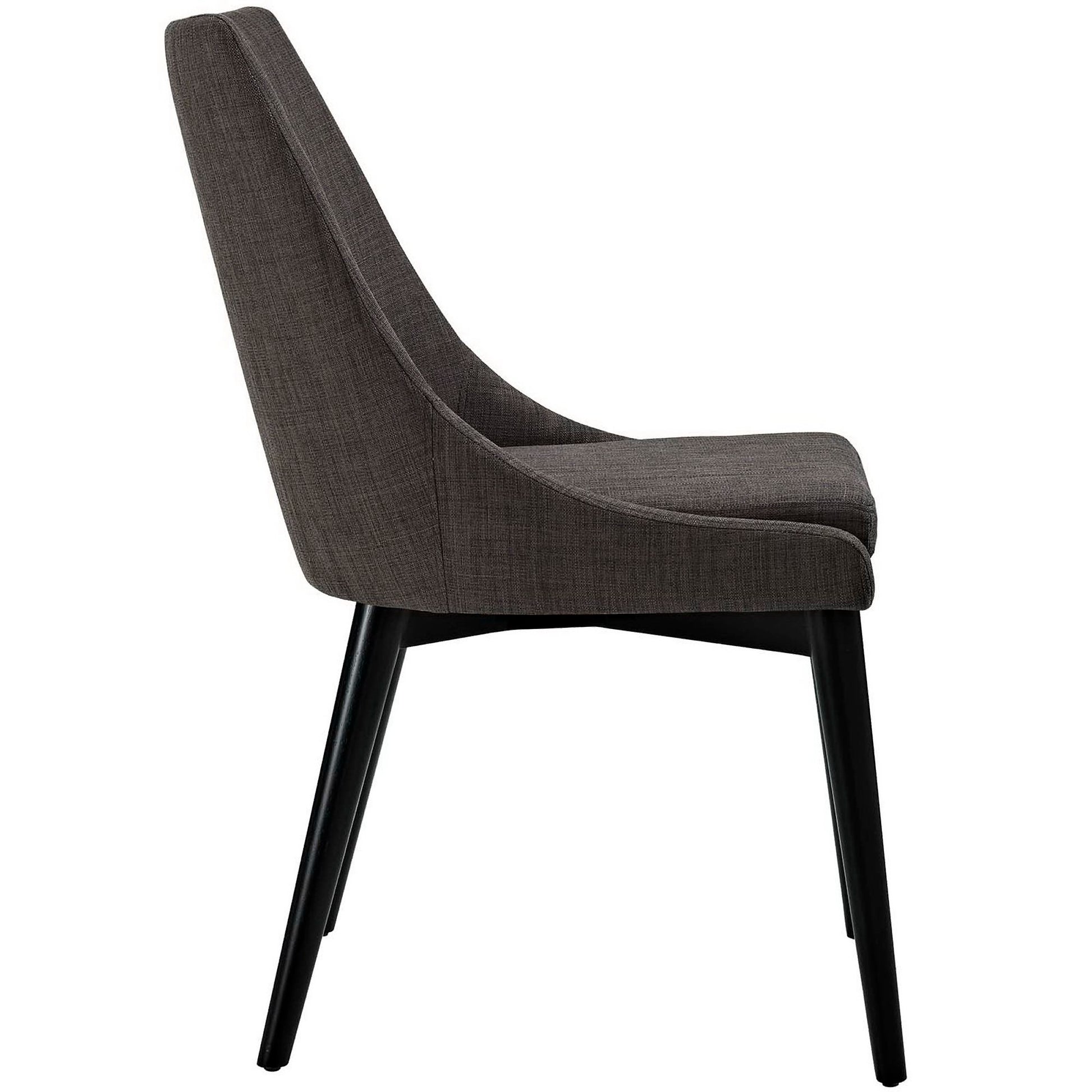 Viscount Fabric Dining Side Chair Set of 2 - Kelly Green