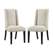 Baron Fabric Dining Chair Set of 2 - Beige