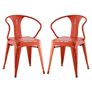 Promenade Dining Chair Set of 2 - Red