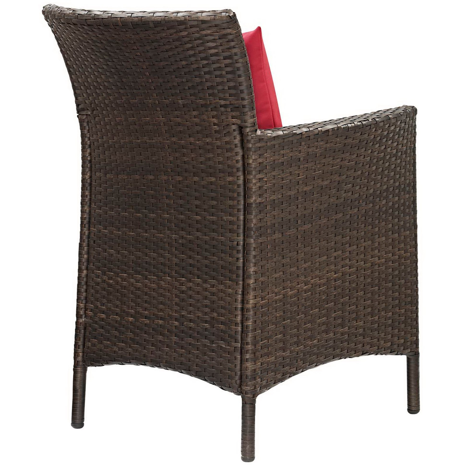 Conduit Outdoor Wicker Rattan Dining Armchair