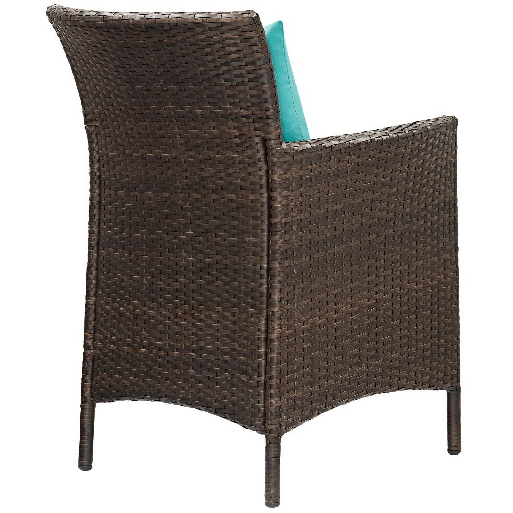 Conduit Outdoor Wicker Rattan Dining Armchair