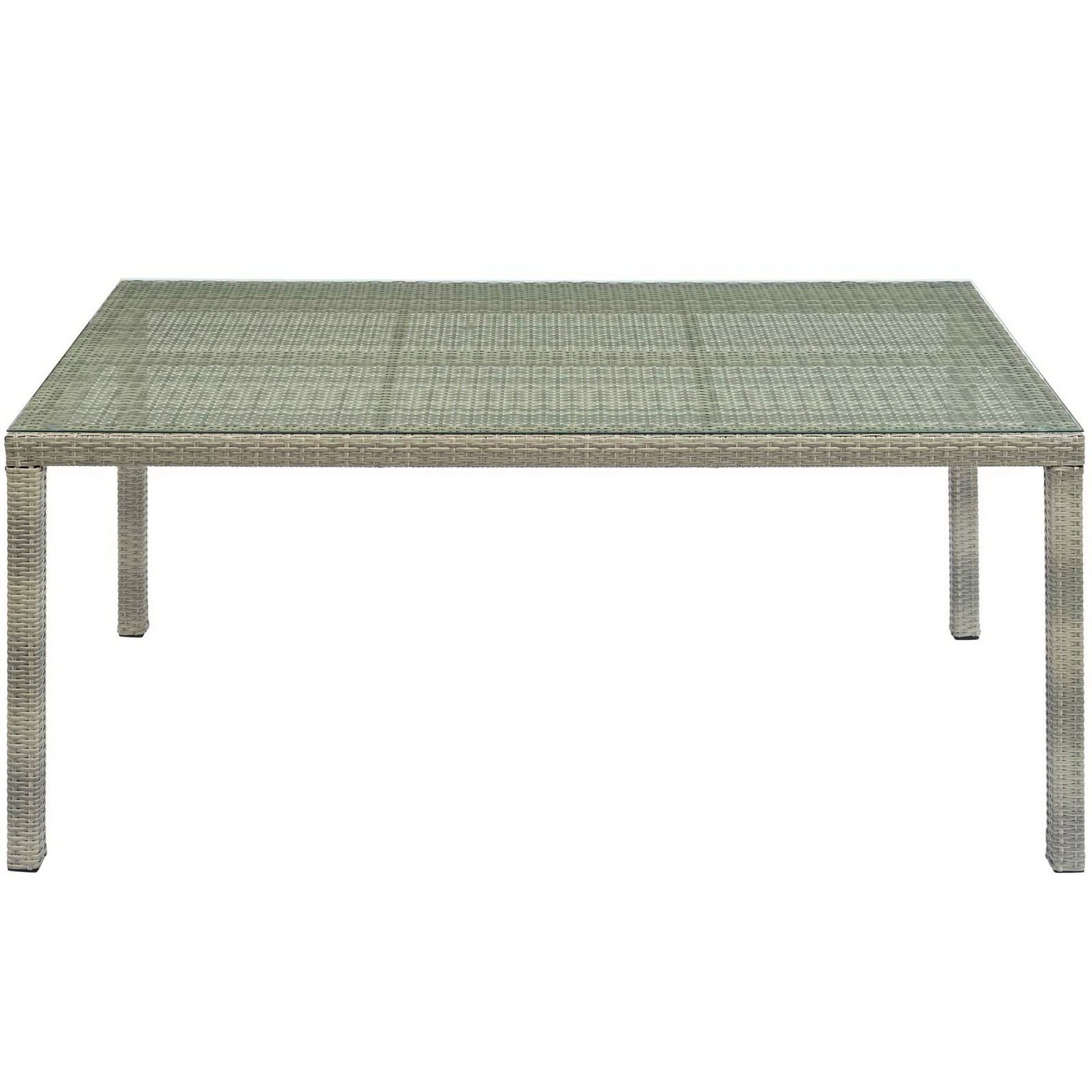 Conduit 70" Outdoor Patio Wicker Rattan Dining Table