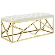 Intersperse Bench - Gold Ivory