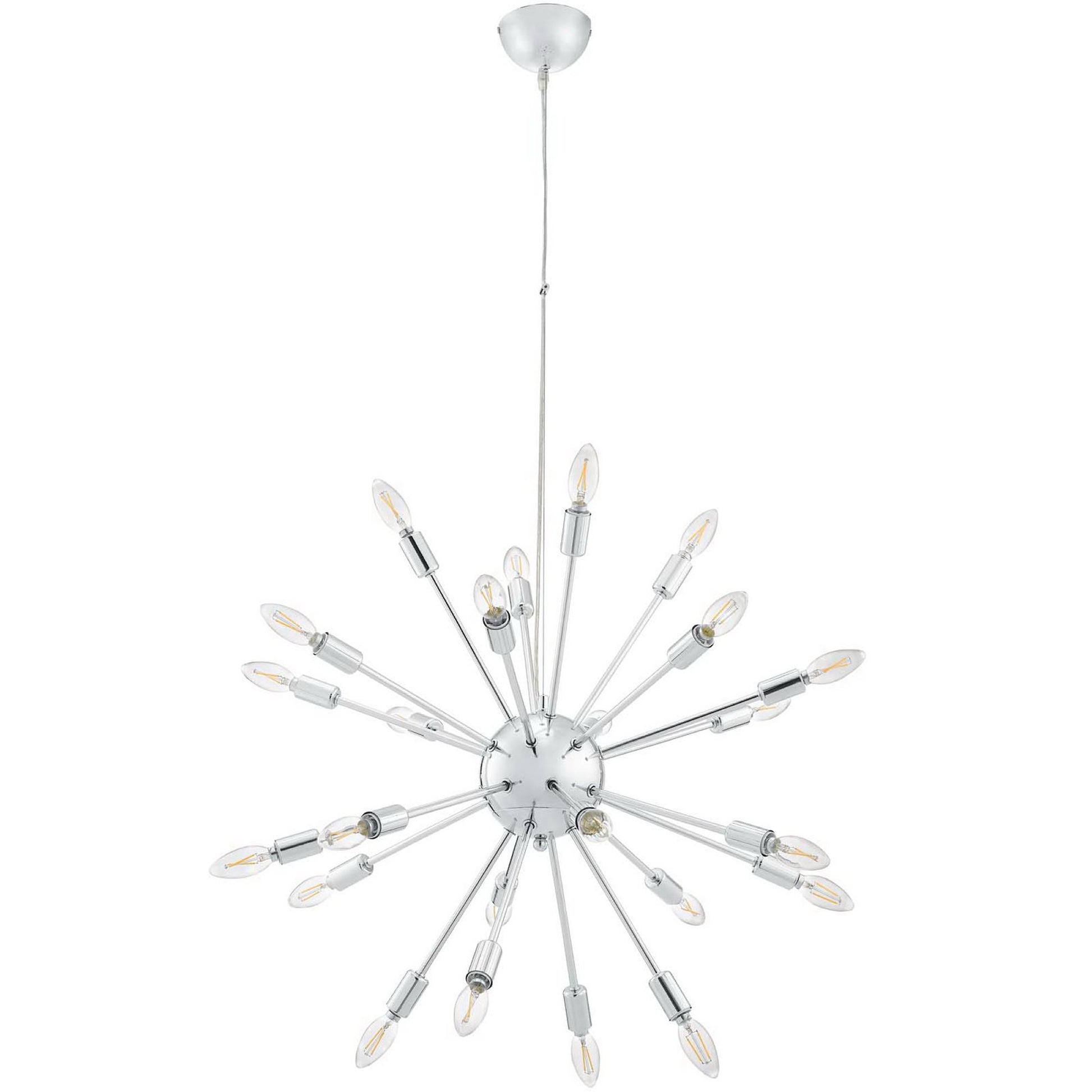 Gamut Metal Chandelier - Silver