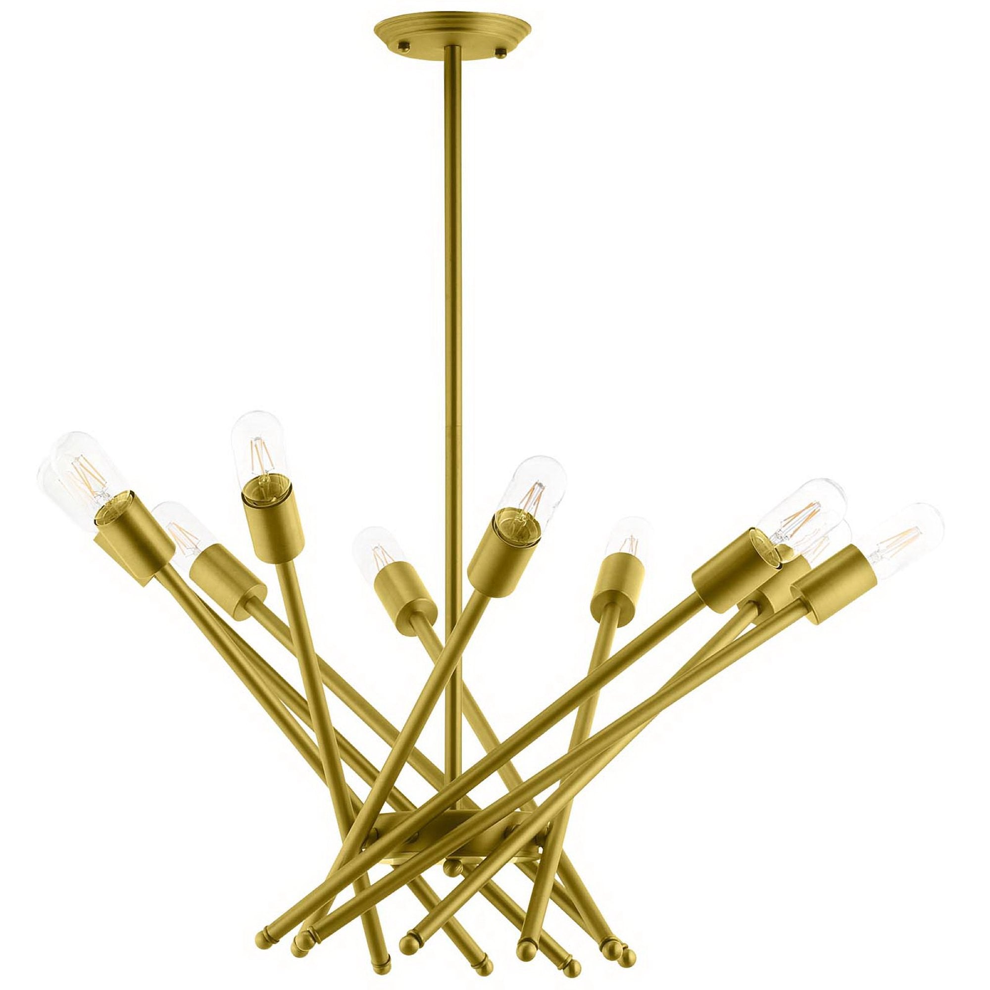Cherish Brass Metal Pendant Light - Yellow