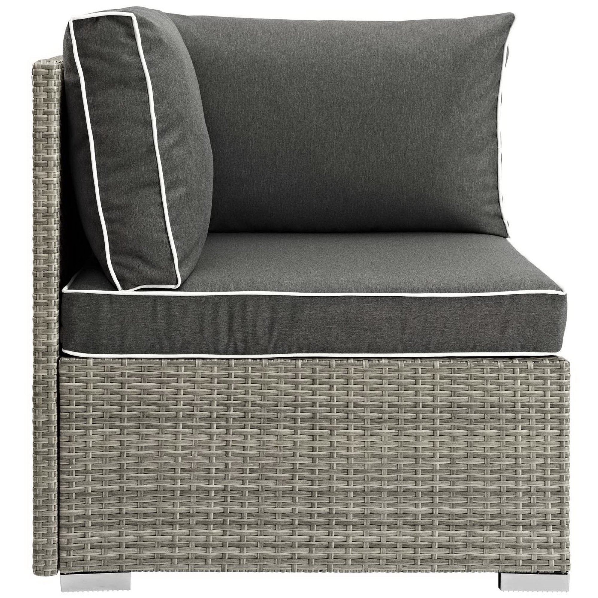 Repose Outdoor Patio Corner - Light Gray Turquoise