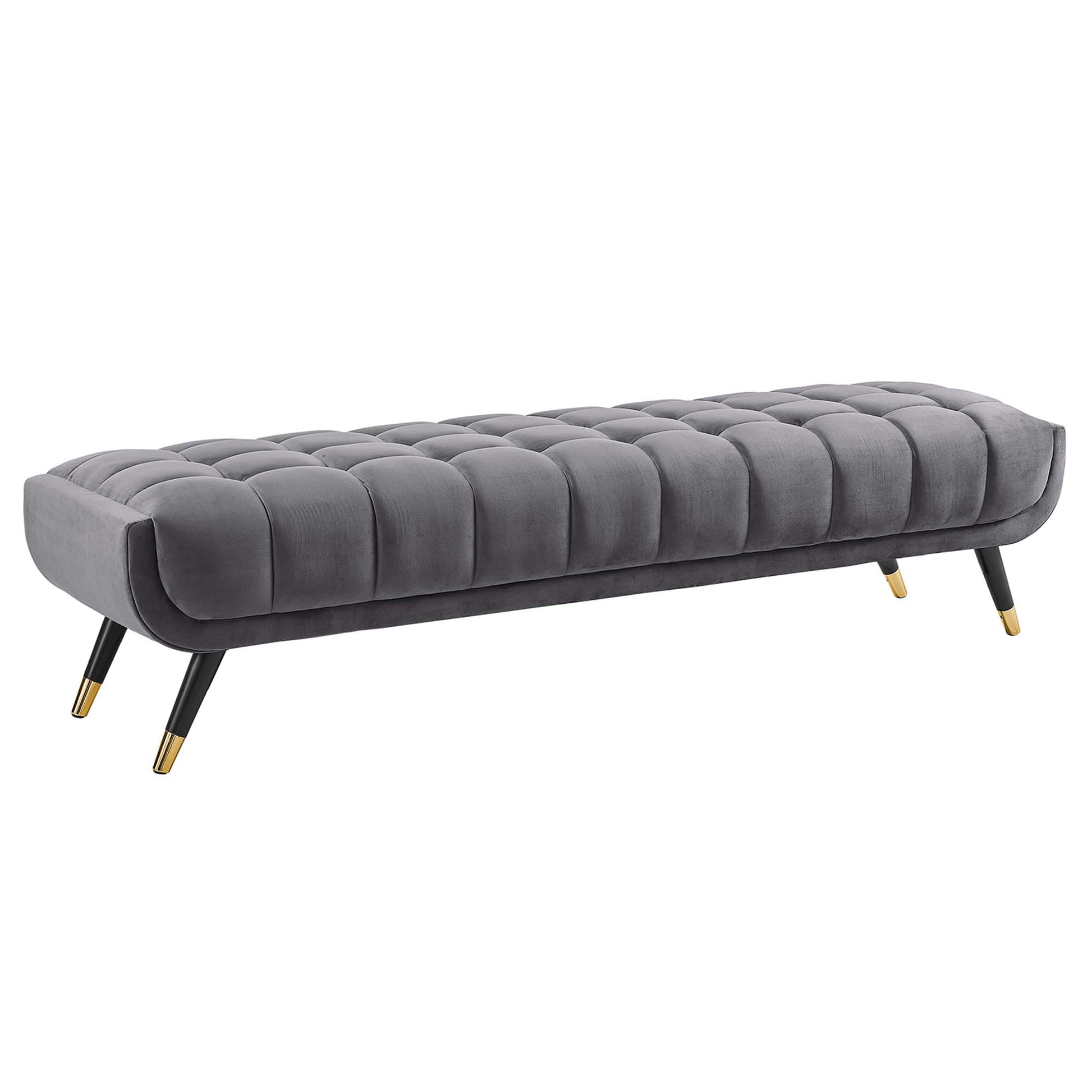 Adept Performance Velvet Bench - Gray