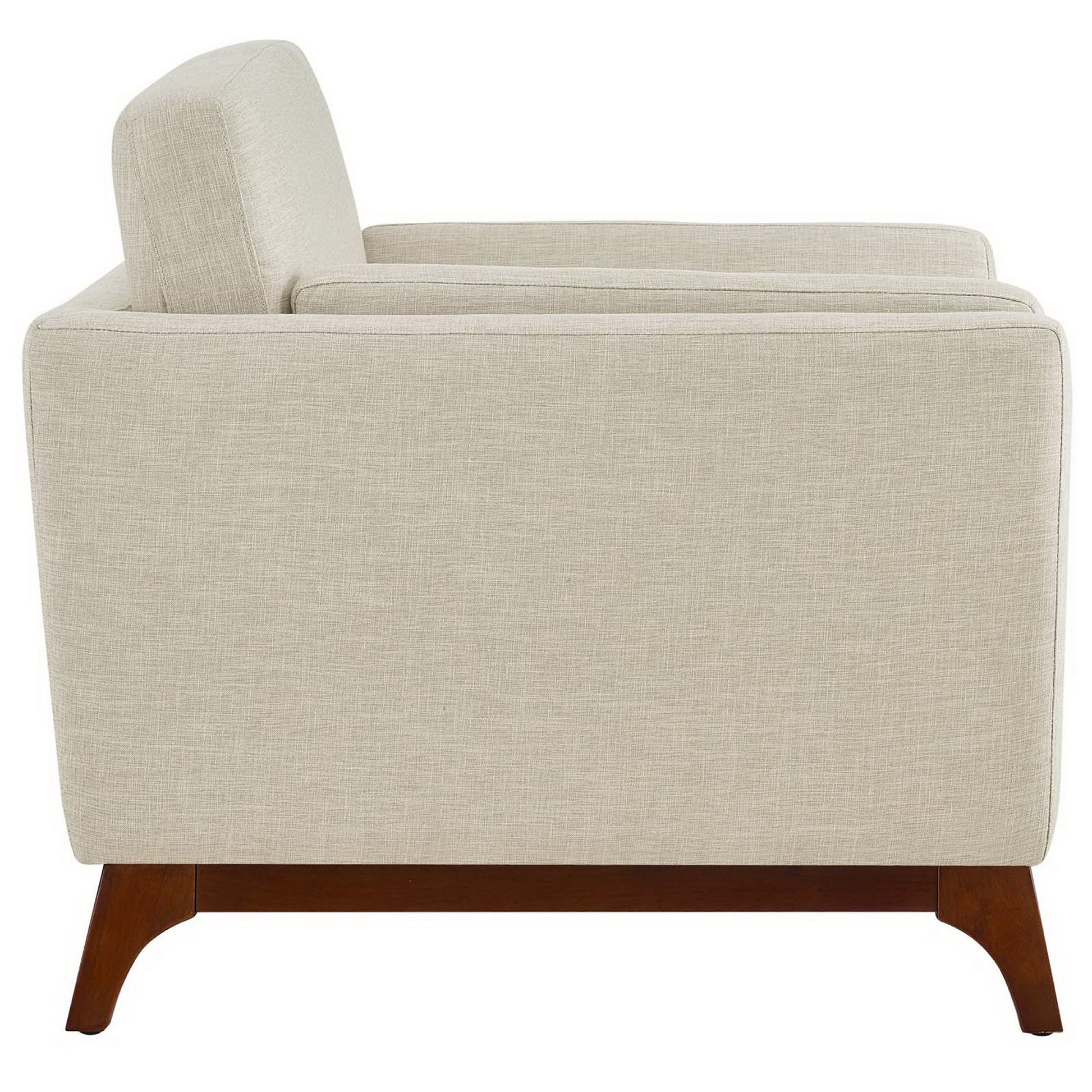 Chance Upholstered Fabric Armchair - Gray