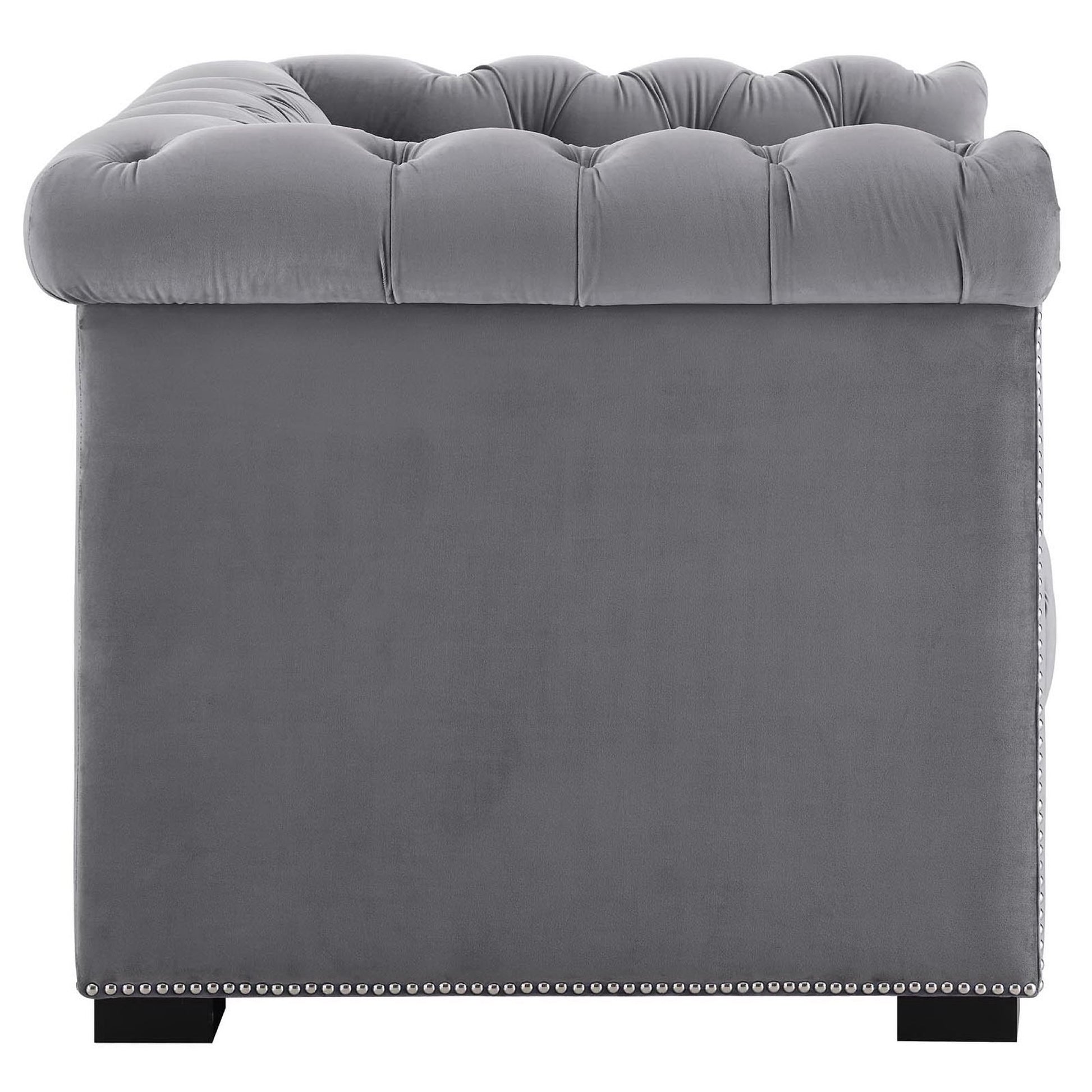 Heritage Performance Velvet Armchair - Ivory