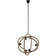 Transpose Rope Pendant Chandelier - Black