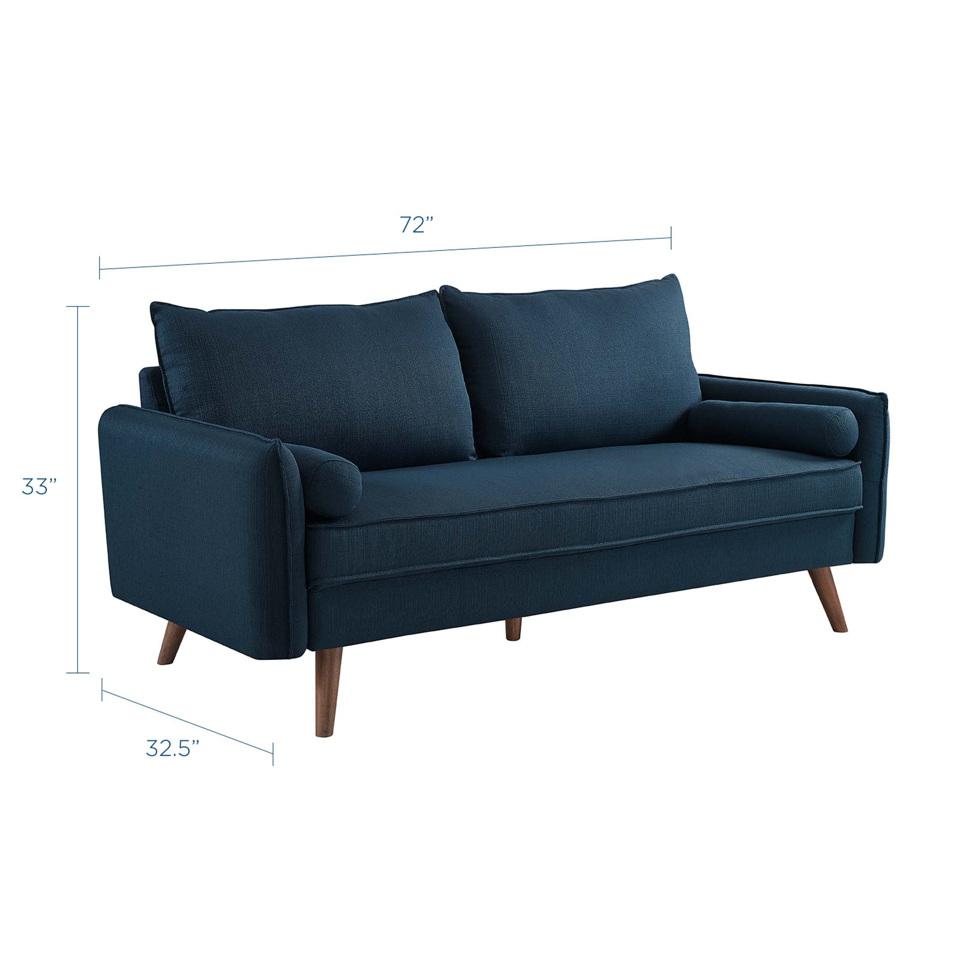 Revive Upholstered Fabric Sofa - Beige