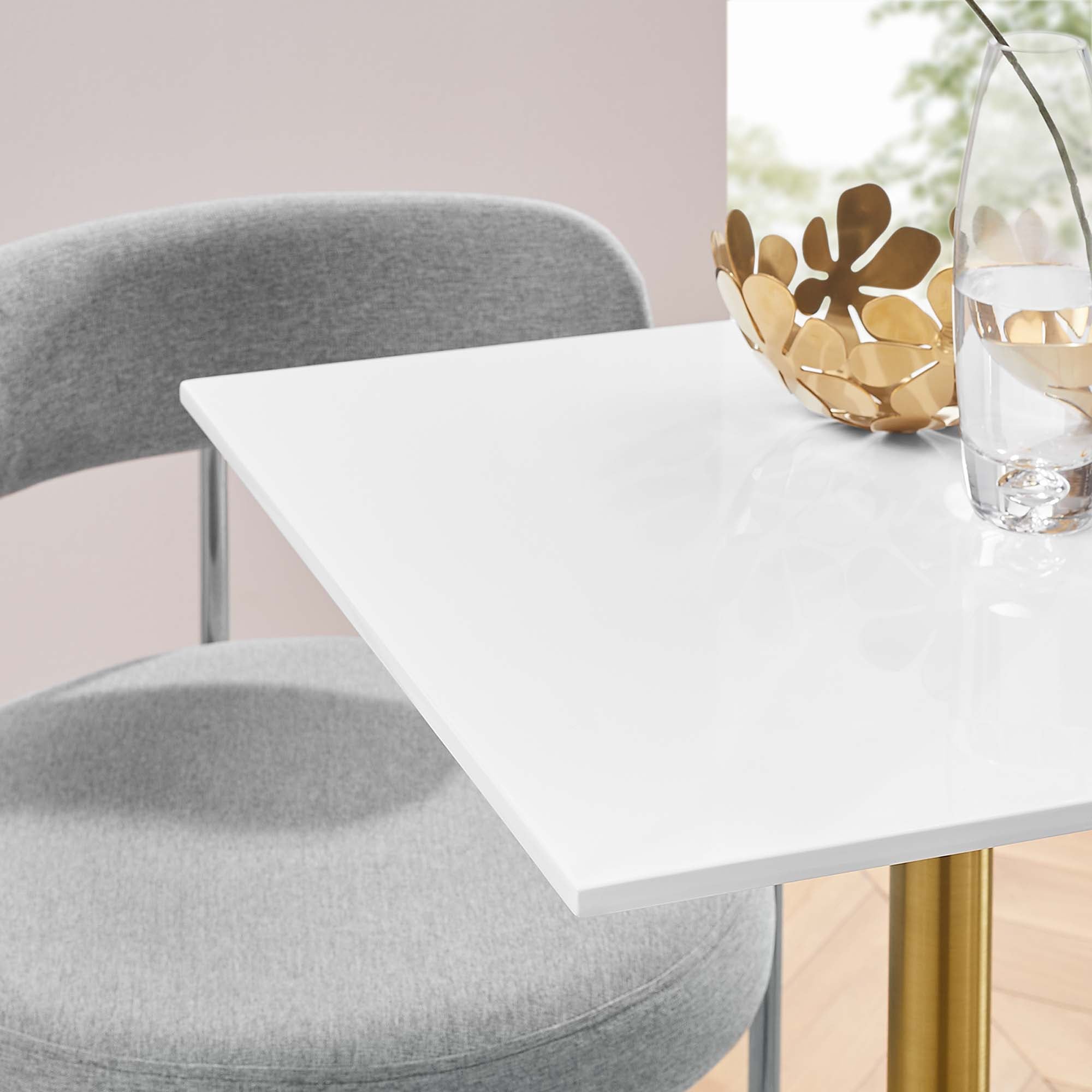 Lippa 24" Square Wood Dining Table