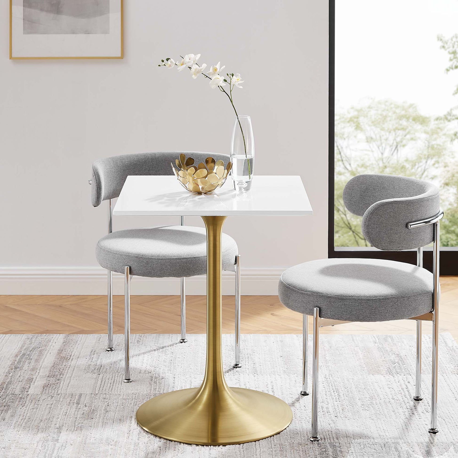 Lippa 24" Square Wood Dining Table