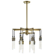 Resolve Antique Brass Ceiling Light Pendant Chandelier - Yellow