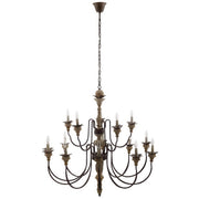 Nobility Pendant Light Ceiling Candelabra Chandelier - Black