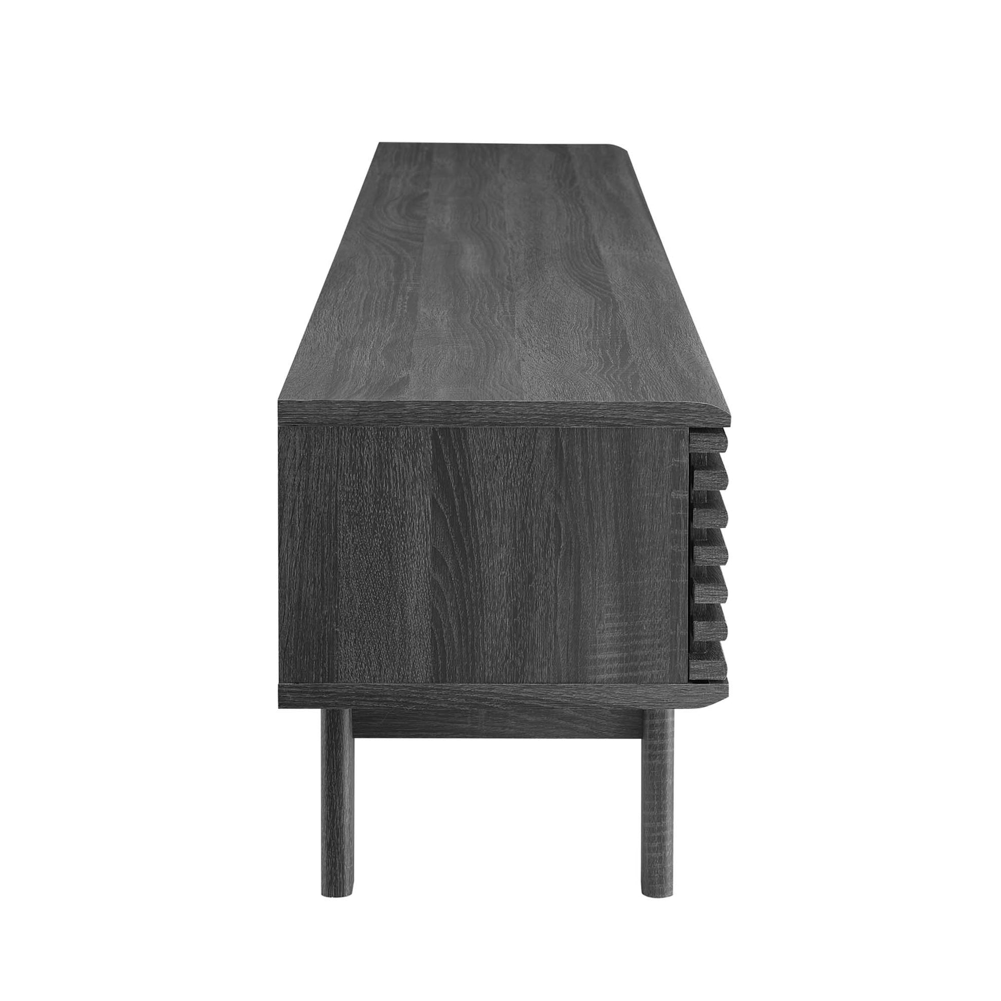 Render 70" Entertainment Center TV Stand - Oak