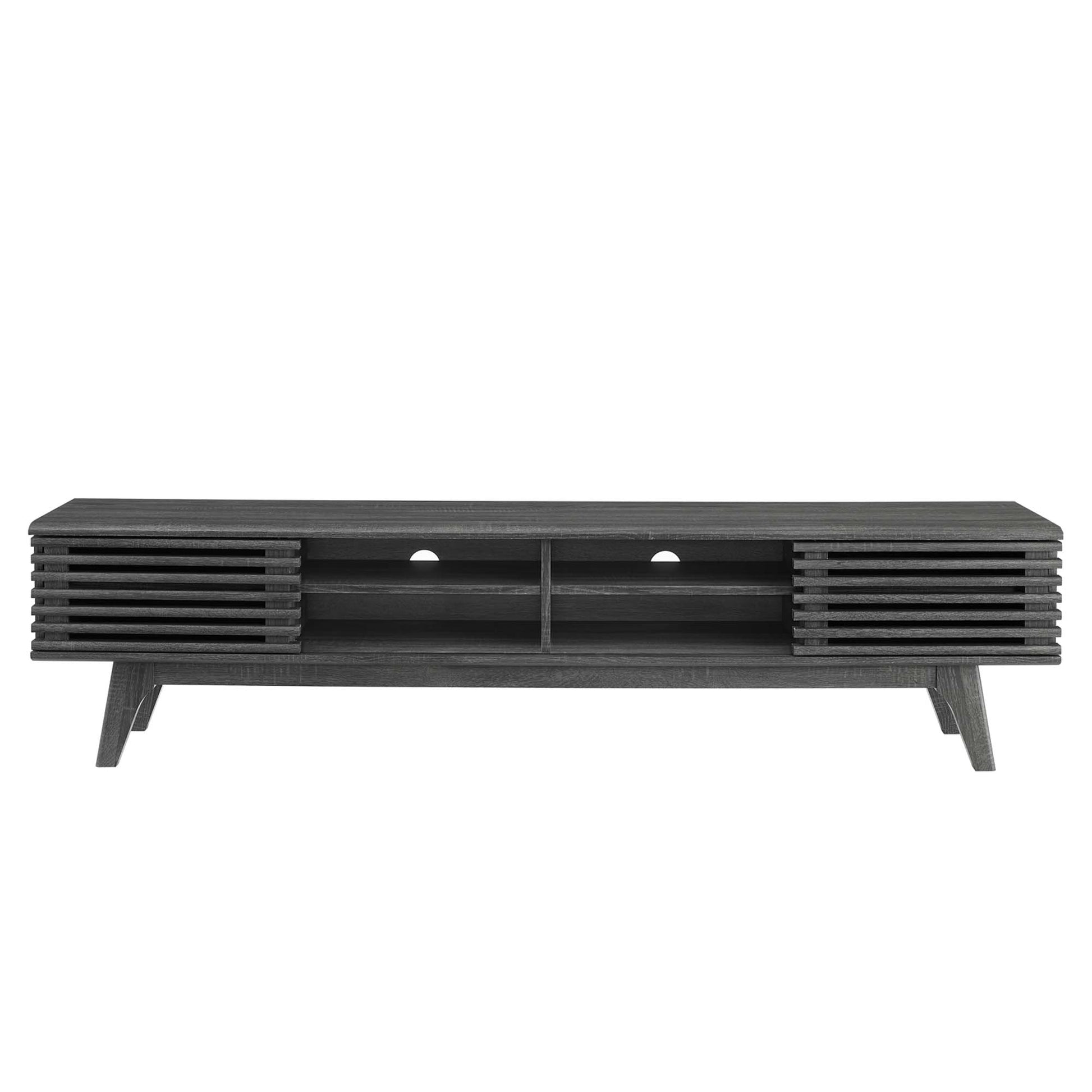 Render 70" Entertainment Center TV Stand - Walnut Walnut