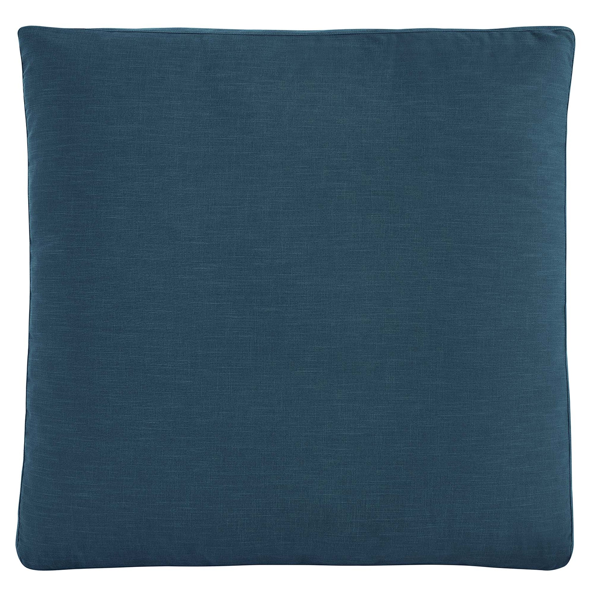 Commix Down Filled Overstuffed Ottoman - Light Gray