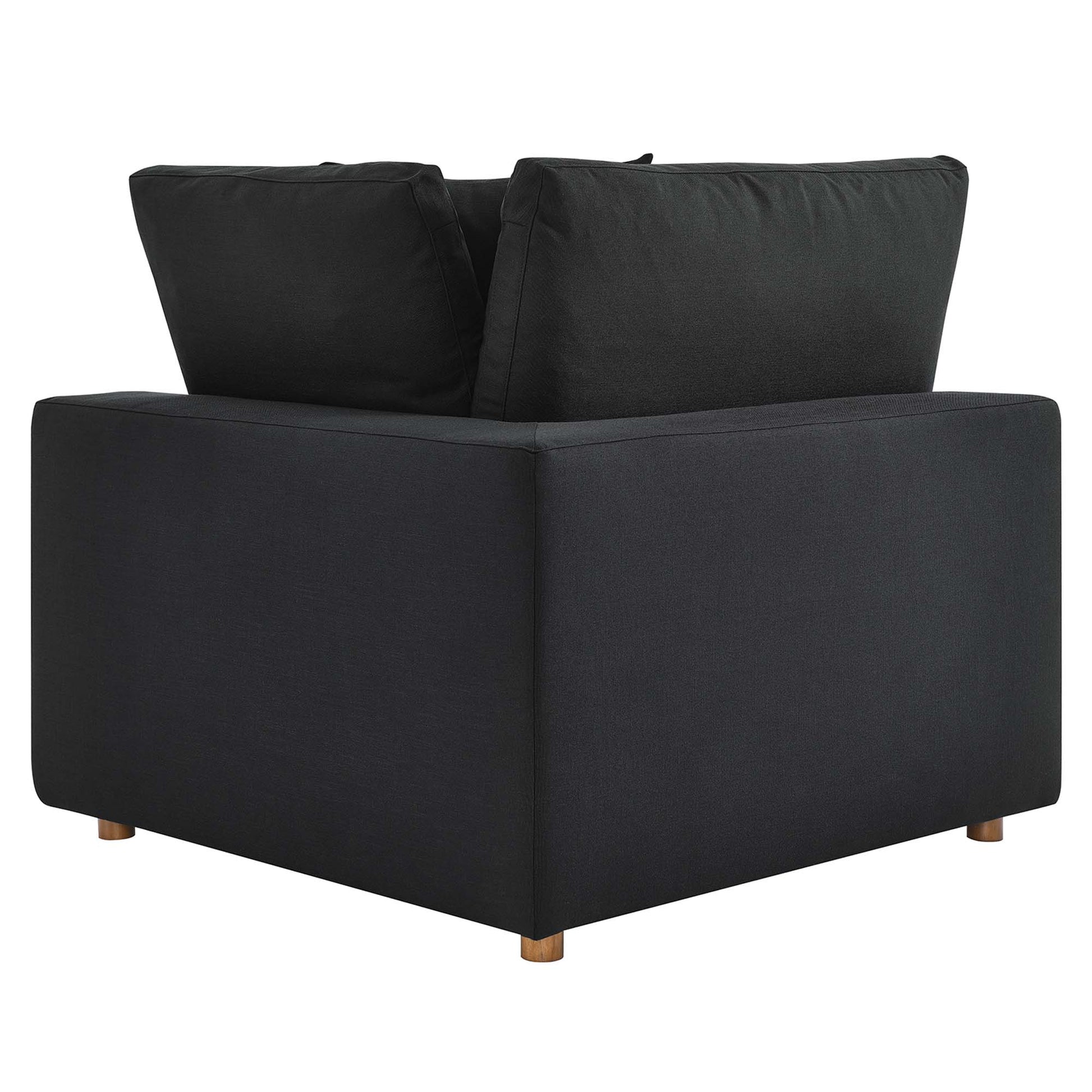 Commix Down Filled Overstuffed Corner Chair - Light Beige