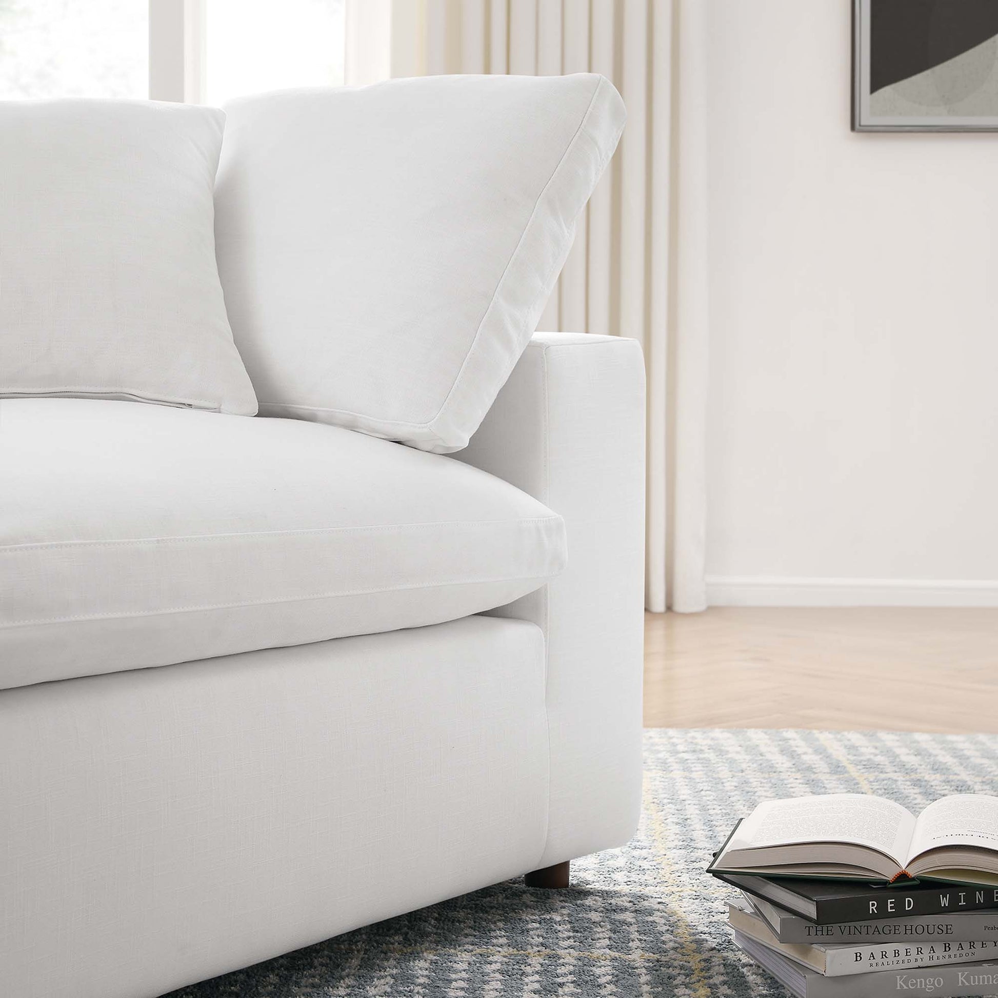Commix Down Filled Overstuffed Corner Chair